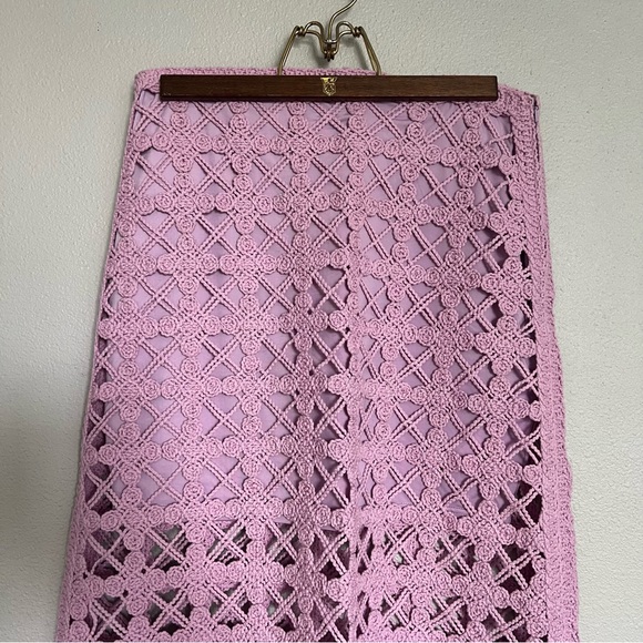 Maje Juliette high-rise Woven Midi Skirt size 38 - Picture 4 of 9